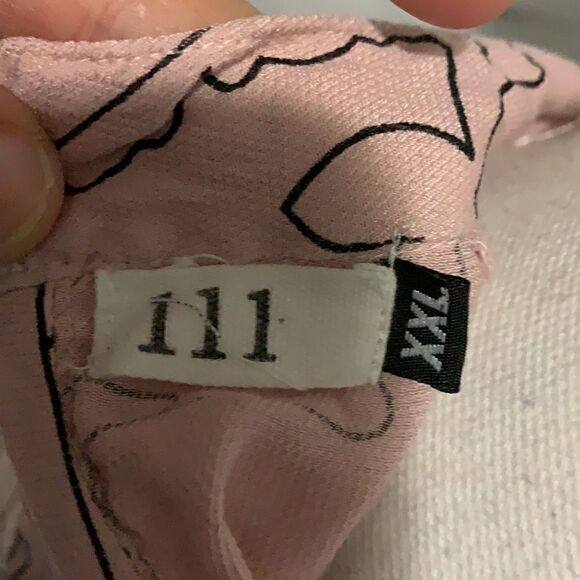 Pink and black pattern shirt - XXL - Picture 4 of 4